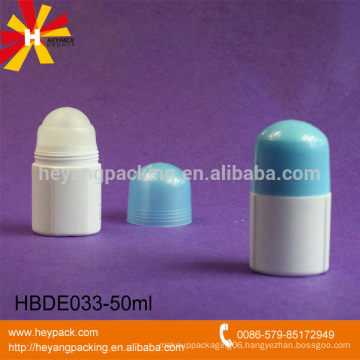 50ml plastic PP material roll on bottles